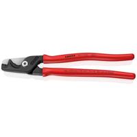 KNIPEX 95 11 225 StepCut XL kabelscharen met kunststof bekleed gebruineerd 229 mm