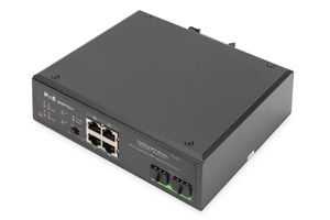 Digitus DN-651109 Industrial Ethernet Switch 10 / 100 / 1000 MBit/s IEEE 802.3af (12.95 W), IEEE 802.3at (25.5 W)