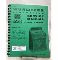 Wurlitzer 2600 Jukebox Service Manual - thumbnail