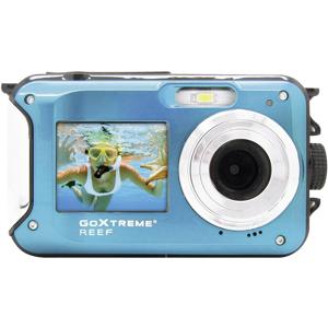 GoXtreme Reef Blue Digitale camera 24 Mpix Blauw Full-HD video-opname, Waterdicht tot 3 m, Onderwatercamera, Schokbestendig, Met ingebouwde flitser