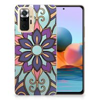 Xiaomi Redmi Note 10 Pro TPU Case Purple Flower