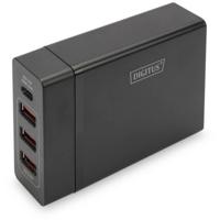 Digitus 4-Port, 72 W 3+1 USB-laadstation 72 W Thuis Uitgangsstroom (max.) 10200 mA Aantal uitgangen: 4 x USB-C bus, USB USB Power Delivery (USB-PD)