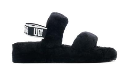 UGG Dames Pantoffels in Stof (Zwart) UGG Dames Pantoffels in Stof (Zwart)