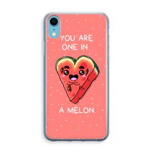 One In A Melon: iPhone XR Transparant Hoesje