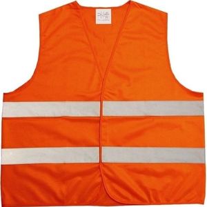 1x Oranje veiligheidsvest voor volwassenen