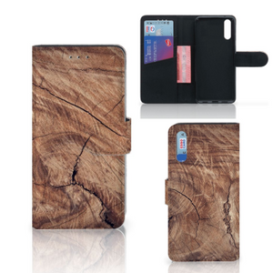 Huawei P20 Book Style Case Tree Trunk