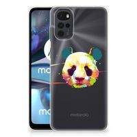 Motorola Moto G22 Telefoonhoesje met Naam Panda Color