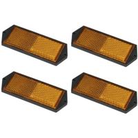 ProPlus Reflector - set 4x - oranje - schroefbevestiging - 104 x 40 mm - thumbnail