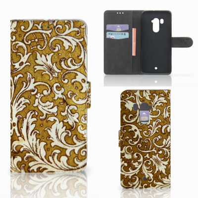 Wallet Case HTC U11 Plus Barok Goud Wallet Case HTC U11 Plus Barok Goud