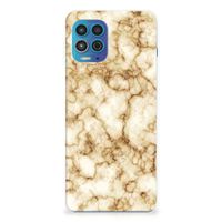 Motorola Moto G100 TPU Siliconen Hoesje Marmer Goud - thumbnail