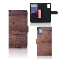 Samsung Galaxy A31 Book Style Case Old Wood