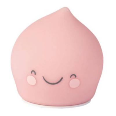 Saro Nachtlampje Druppel Junior 11 X 9 Cm Siliconen Zalmroze