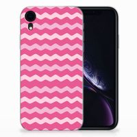 Apple iPhone Xr TPU bumper Waves Pink - thumbnail