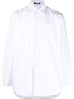 Raf Simons chemise à patch logo - Blanc - thumbnail