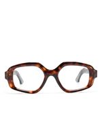 Lapima lunettes de soleil géométriques Elisa - Marron