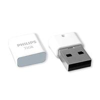 Philips Pico Edition High Speed 2.0 USB Flash Drive 32 GB Ultra Small voor PC, laptop, computer, Smart TV, car-audio en meer, leessnelheid tot 23 MB/s