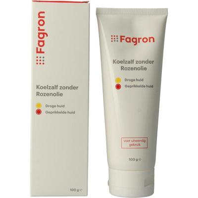 Fagron Koelzalf zonder rozenolie doos & bijsluiter Fagron Koelzalf zonder rozenolie doos & bijsluiter