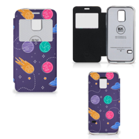 Samsung Galaxy S5 Mini Wallet Case met Pasjes Space