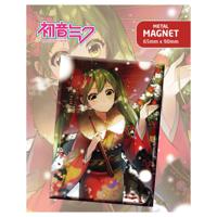 Hatsune Miku Fridge Magnet Hatsune Miku At Winter - thumbnail