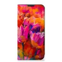 Bookcase Samsung Galaxy Xcover 6 Pro Tulips