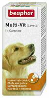 BEAPHAR MULTI-VIT LAVETA + CARNITINE HOND 20 ML