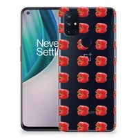 OnePlus Nord N10 5G Siliconen Case Paprika Red - thumbnail