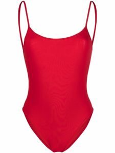 Manokhi maillot de bain à encolure arrondie - Rouge