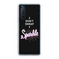 Sparkle quote: Sony Xperia 5 II Transparant Hoesje