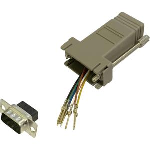 BKL Electronic 10121109 Adapter D-sub stekker 9-polig - RJ45-bus 1 stuk(s) Single