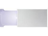 TOOLCRAFT 1457115 Vergrootglas Met LED-verlichting Vergrotingsfactor: 2 x Lensgrootte: (l x b) 44 mm x 39 mm Zilver