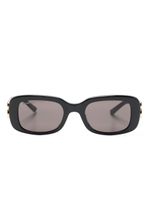 Balenciaga Eyewear lunettes de soleil rectangulaires Dynasty - Noir