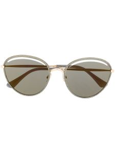 Jimmy Choo Eyewear lunettes de soleil Malya - Or