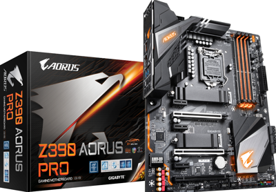 Z390 AORUS PRO - Moederbord - ATX - LGA1151 Socket - Z390 - USB 3.1 Gen 1, USB-C Gen2, USB 3.1 Gen 2, USB-C Gen1 - Gigabit LAN Z390 AORUS PRO - Moederbord - ATX - LGA1151 Socket - Z390 - USB 3.1 Gen 1, USB-C Gen2, USB 3.1 Gen 2, USB-C Gen1 - Gigabit LAN