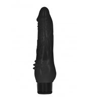 8 Inch Fat Realistic Dildo Vibe - Black - thumbnail