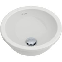 Villeroy en Boch Loop inbouwwastafel O39cm met overloop wit 61403901