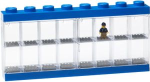 Room Copenhagen LEGO Minifiguren Display Case 16 blauw opbergdoos