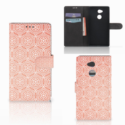 Sony Xperia XA2 Ultra Telefoon Hoesje Pattern Orange