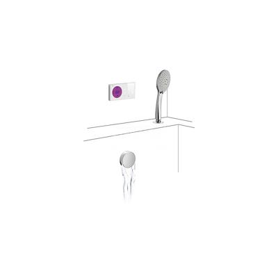 TRES Exclusive elektronische badkraan met badvulcombinatie en handdouche 09286573 TRES Exclusive elektronische badkraan met badvulcombinatie en handdouche 09286573