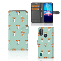 Bookcase Moto E6s Telefoonhoesje met Pasjes Pups