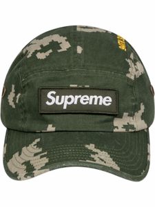 Supreme casquette à patch logo - Vert