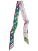 PUCCI foulard en soie à imprimé abstrait - Rose