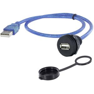 USB 2.0 type A Chassisbus, inbouw 1310-1018-01 M22 1310-1018-01 encitech 1 stuk(s)