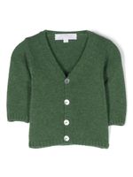 Mariella Ferrari cardigan en maille à col v - Vert - thumbnail