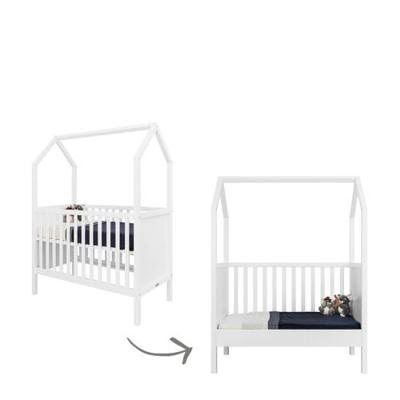 Bopita ombouwbaar ledikant my first house wit 60x120 cm