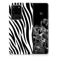 Samsung Galaxy S20 Ultra TPU Hoesje Zebra - thumbnail