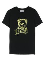 Moschino Kids t-shirt en coton à motif Teddy Bear - Noir - thumbnail