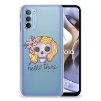 Silicone Back Case Motorola Moto G31 | G41 Boho Skull - thumbnail