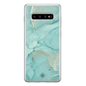 Samsung Galaxy S10 siliconen hoesje - Touch of mint