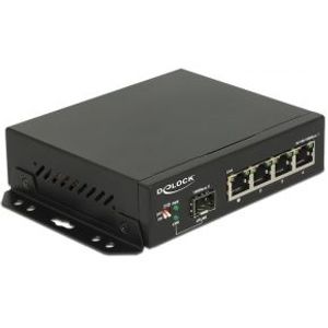 Delock 87704 Gigabit Ethernet-switch 4 poorten + 1 SFP