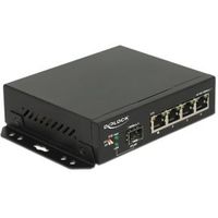 Delock 87704 Gigabit Ethernet-switch 4 poorten + 1 SFP - thumbnail